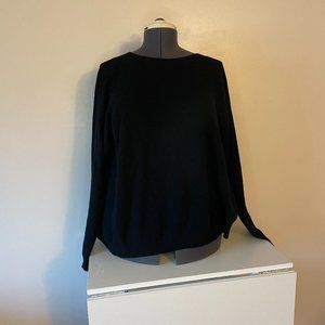 Eileen Fisher Black Cashmere Sweater NWT